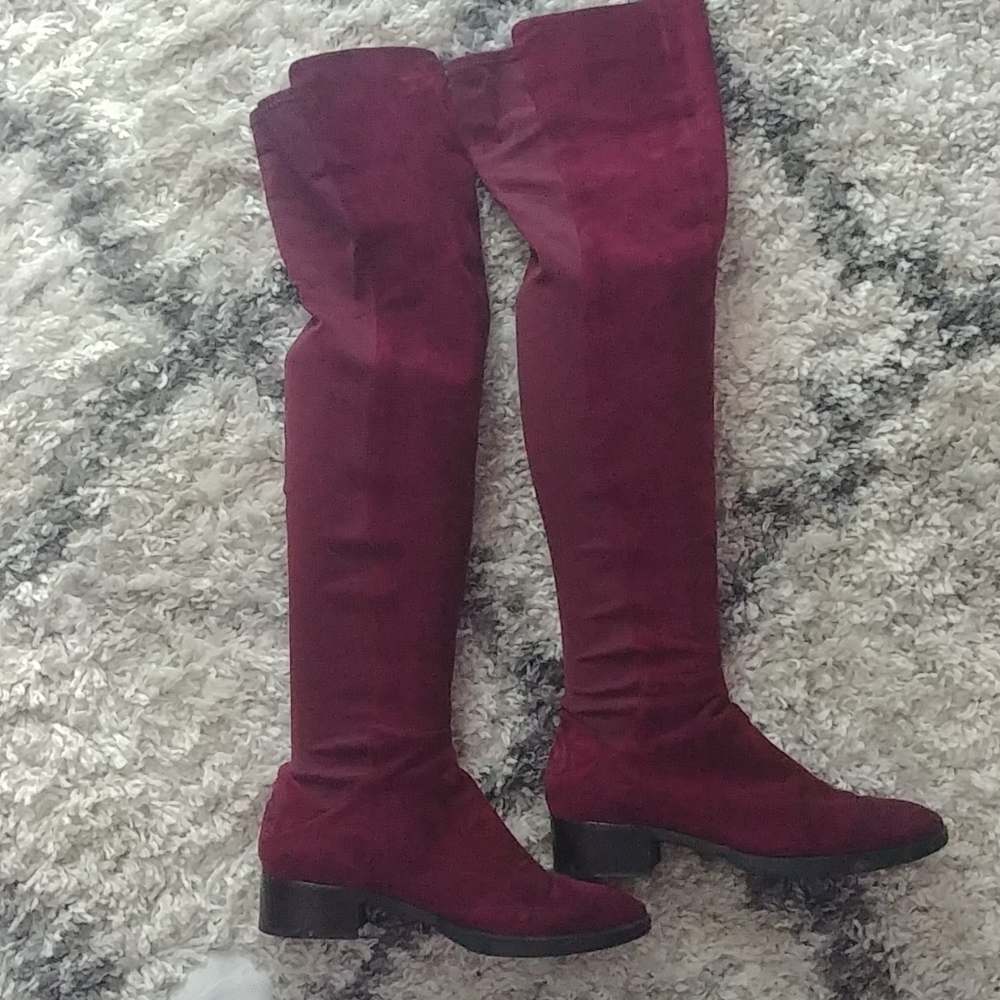 Tory Burch Caitlin OTK Suede Boot